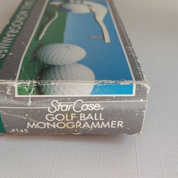 VINTAGE Golf Ball Monogrammer Tool STAR CASE Golf Ball Marker Dispute Resolution - Picture 7 of 8